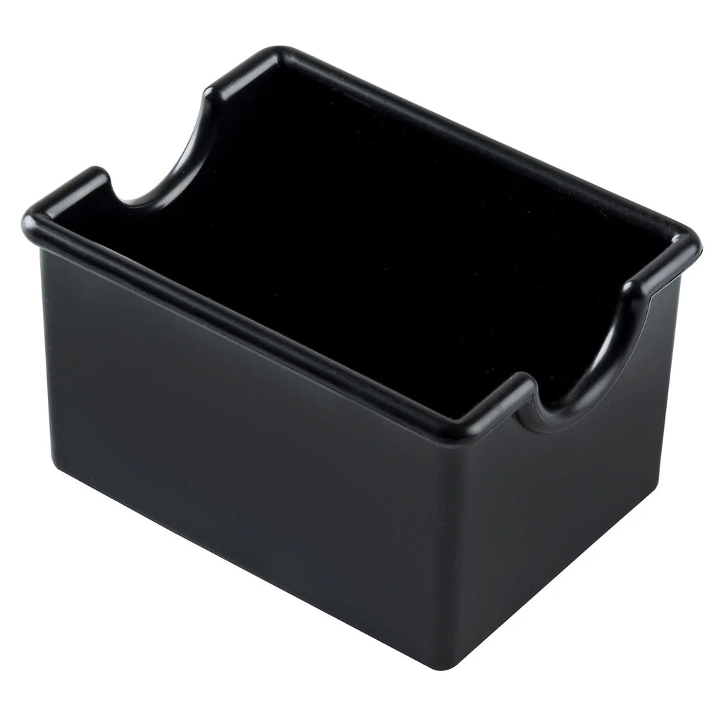 Tablecraft 10309 Sugar Pack Holder, Black, Pack of 6