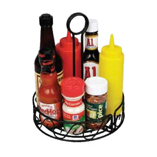 Winco WBKH-7R Black Wire Caddy, 7-1/2