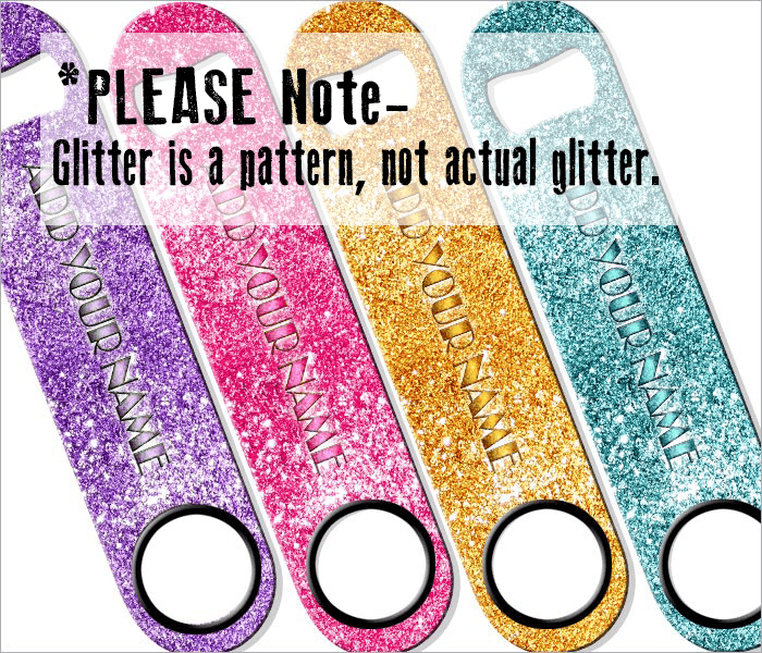 ADD YOUR NAME SPEED Bottle Opener – Bling – Several Color Options
