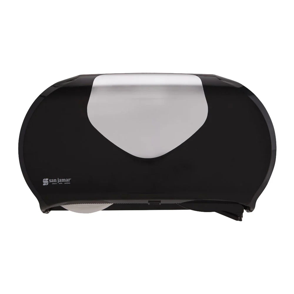 San Jamar R3670BKSS Versatwin Tissue Dispenser, 12-7/8