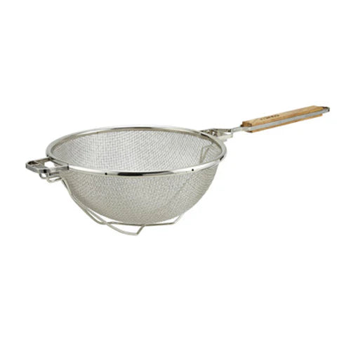 Winco MST-10RB Reinforced Double Mesh Strainer, 10-1/2