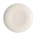 Ziena 020270 Stoneware Coupe Plate, Cream, 10-1/4, Case of 12