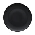 Ziena 020400 Stoneware Coupe Plate, Ebony, 10-1/4, Case of 12