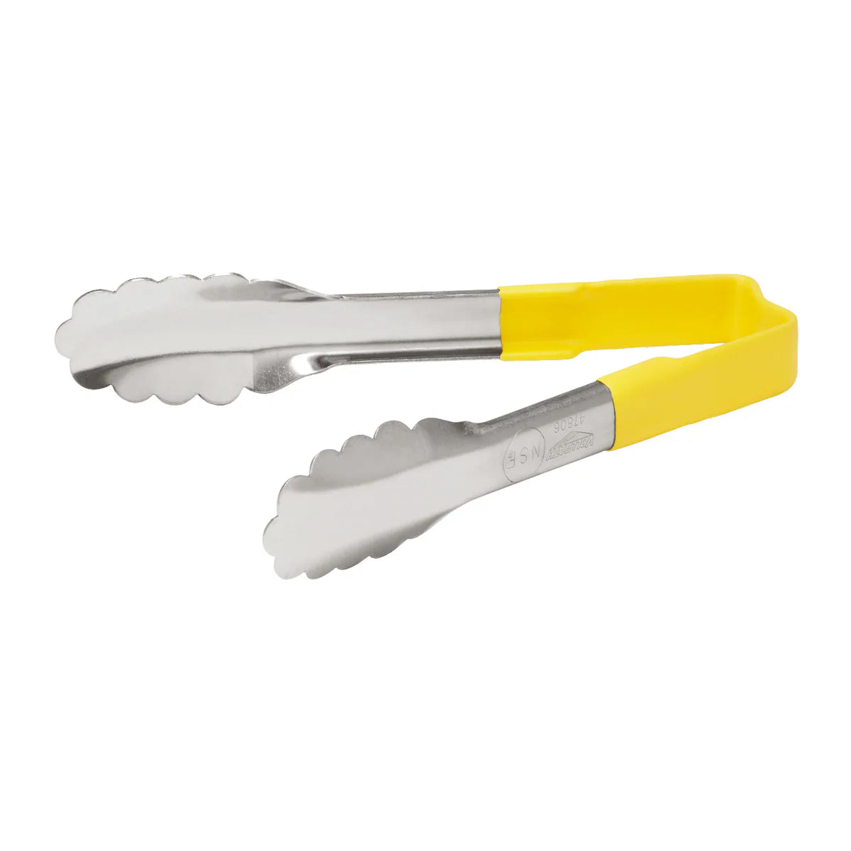 Vollrath 4780650 One-Piece Kool-Touch Tong, Yellow, 6