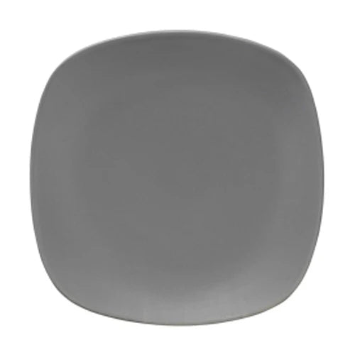 Ziena 020680 Stoneware Square Plate, Gris Azul, 9 x 9, Case of 12
