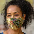 Hand Beaded Cotton Batik Face Masks (Pair) - Batik Dazzle