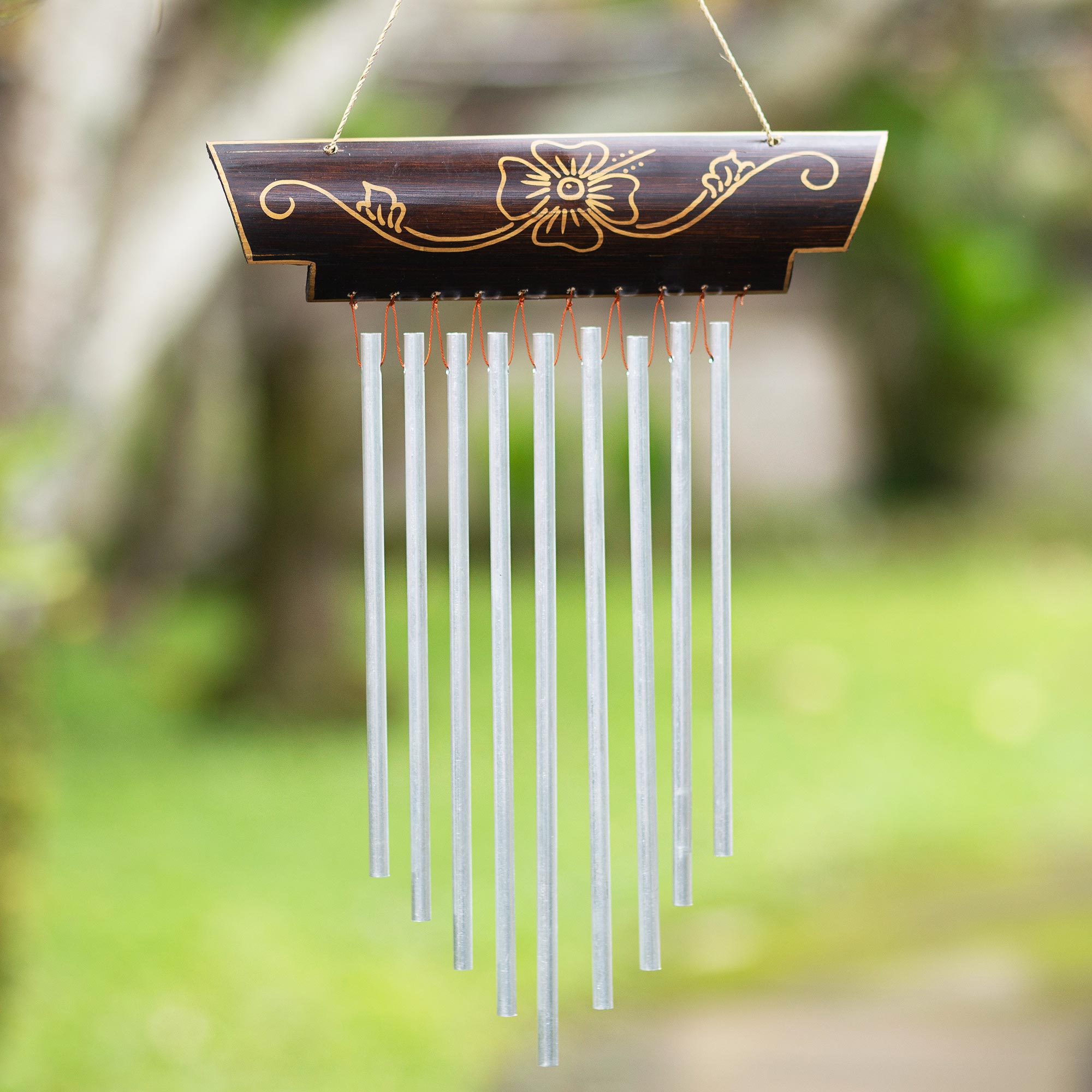 Handmade Balinese Bamboo Wind Chime - Old Soul