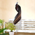 Artisan Crafted Coconut Fiber Wind Chime from Bali - Morning Melody