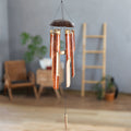Bamboo and Coconut Shell Wind Chime Handmade in Bali - Island Rhythm