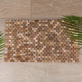 Handcrafted Minimalist Teak Wood Mat from Bali - The Pathway